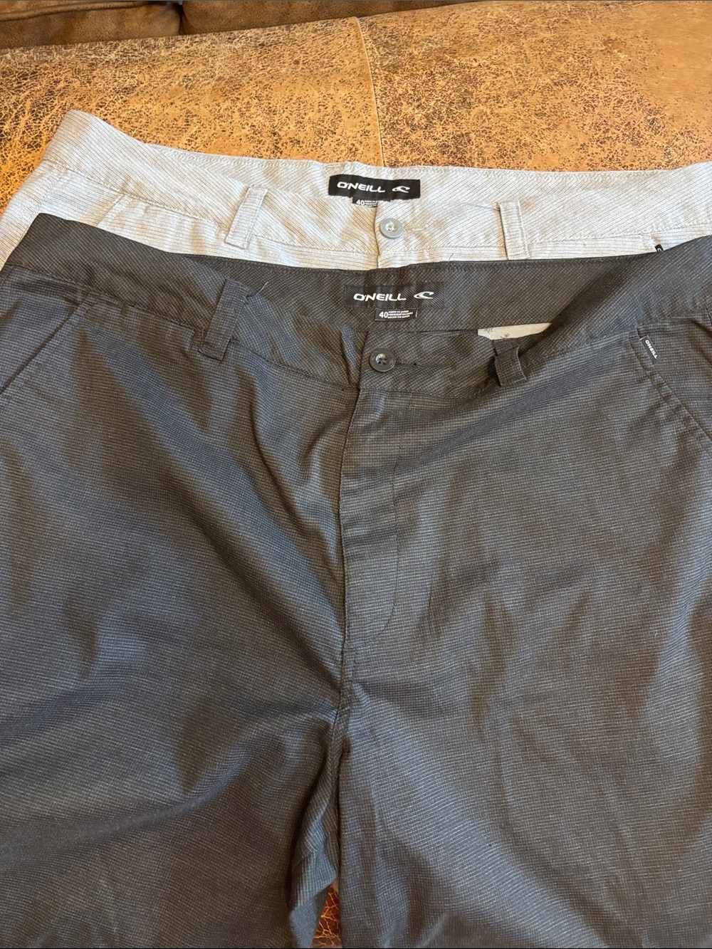 O'Neill Men's Shorts Charcoal & Light Gray